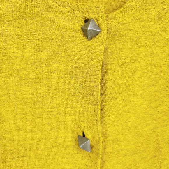 Rusty India Womens Sm Top Cardigan High Low Hem Button Up Zipper Detail Skater - Picture 5 of 12